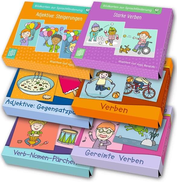 Großes Paket 2 - Bildkarten zur Sprachförderung