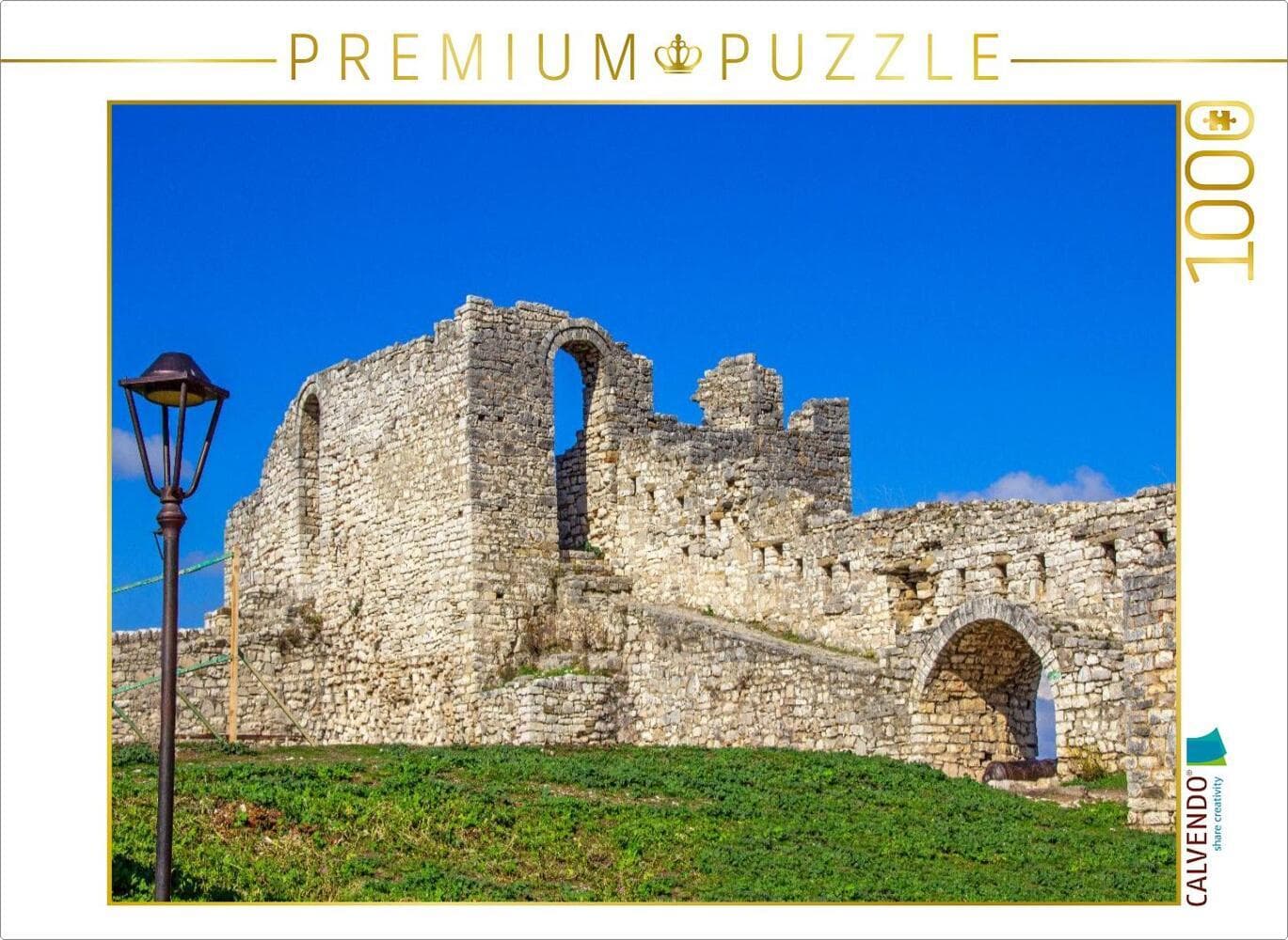 CALVENDO Puzzle Die Burgruine | 1000 Teile Lege-Größe 64x48cm Foto-Puzzle für glückliche Stunden