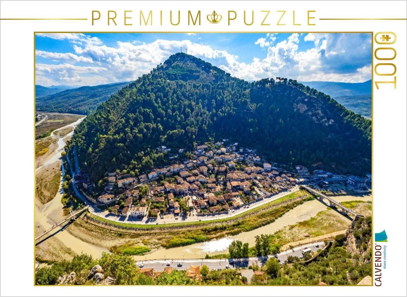 CALVENDO Puzzle Berat ein UNESCO-Weltkulturerbe | 1000 Teile Lege-Größe 64x48cm Foto-Puzzle für glückliche Stunden