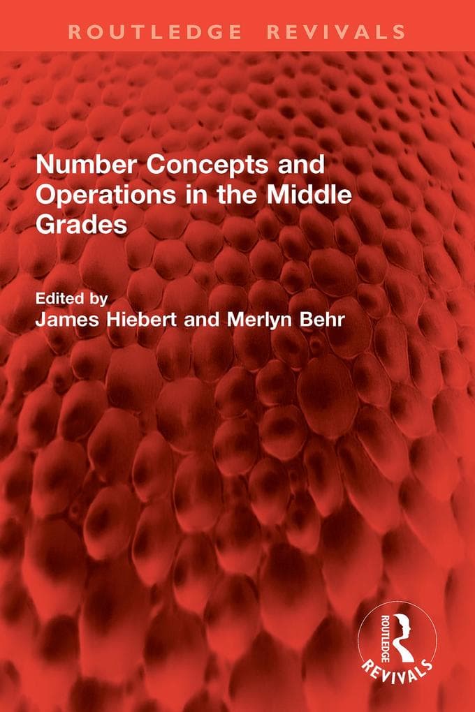 Number Concepts and Operations in the Middle Grades
