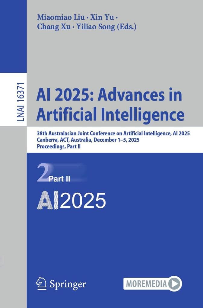 AI 2025: Advances in Artificial Intelligence