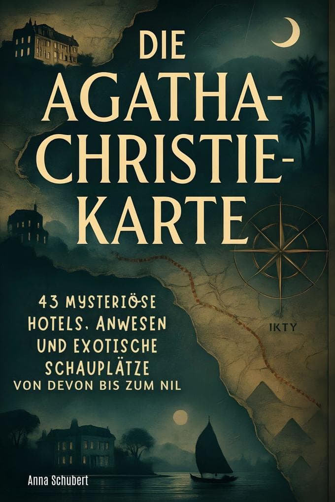 Die Agatha Christie Karte: 43 mysteriöse Hotels, Anwesen und exotische Schauplätze von Devon bis zum Nil