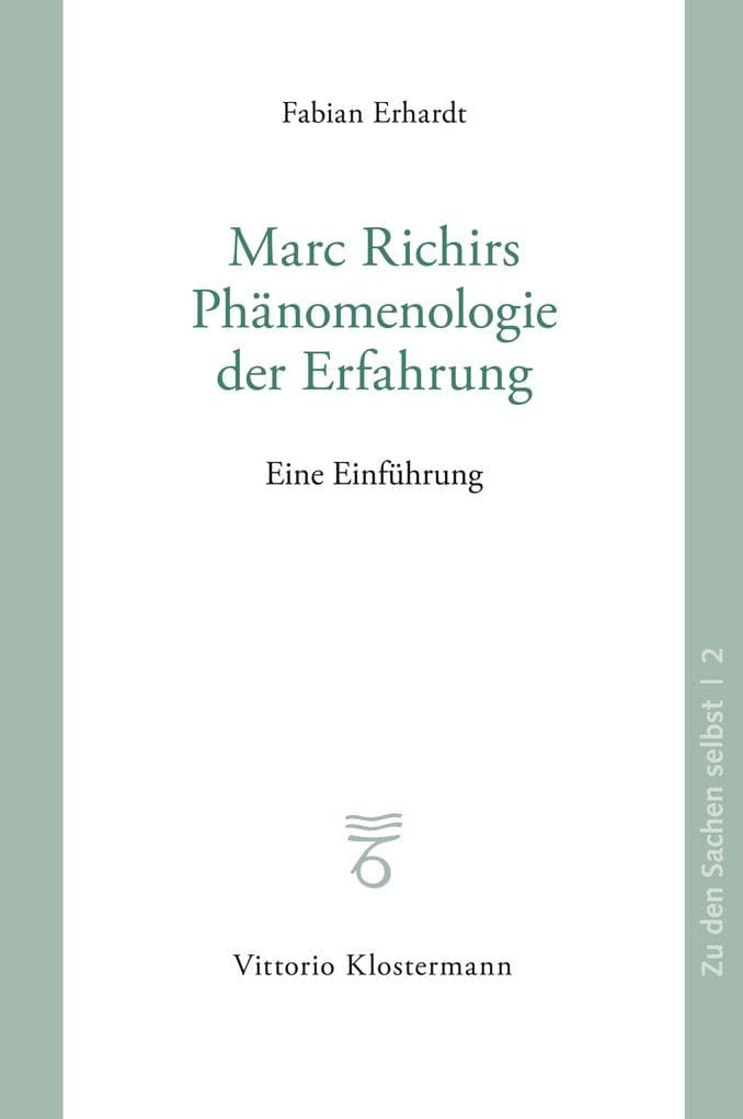 Marc Richirs Phänomenologie der Erfahrung