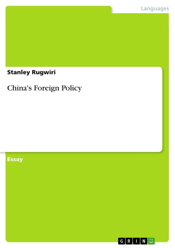 China's Foreign Policy