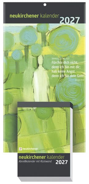 Neukirchener Kalender 2027 - Abreißkalender mit Rückwand