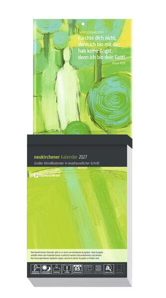 Neukirchener Kalender 2027 - Großer Abreißkalender in lesefreundlicher Schrift
