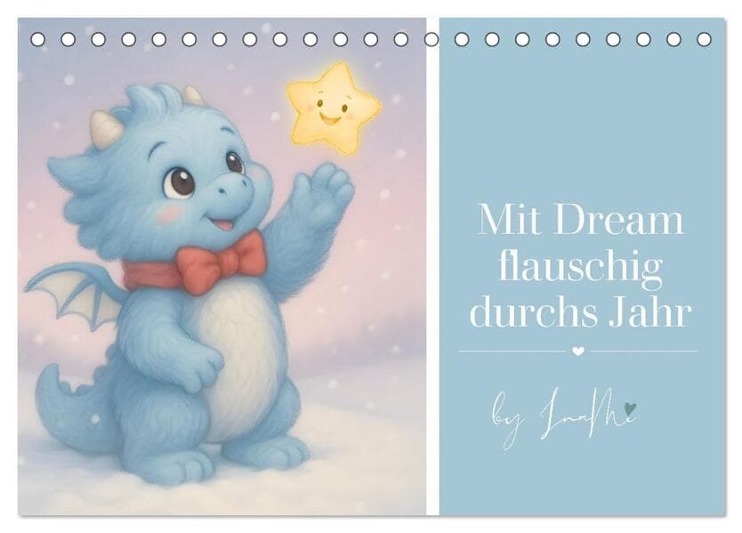 Mit Dream flauschig durchs Jahr (Tischkalender 2026 DIN A5 quer), CALVENDO Monatskalender