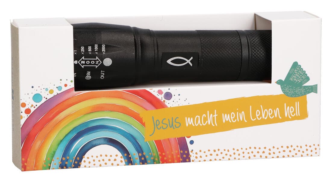 Taschenlampe für Kinder: Jesus macht mein Leben hell
