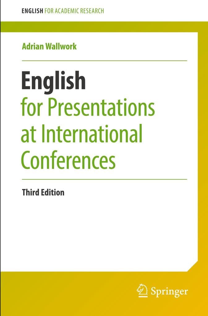 English for Presentations at International Conferences