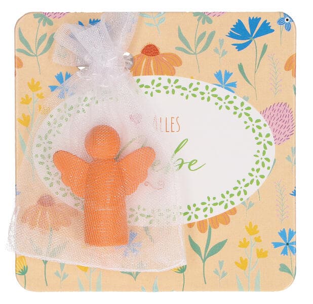 Engelfigur aus Metall 3 x 2,5 cm