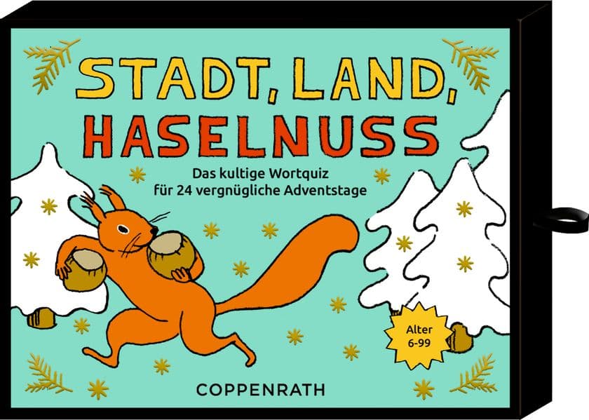 Schachtelspiel - Stadt, Land, Haselnuss
