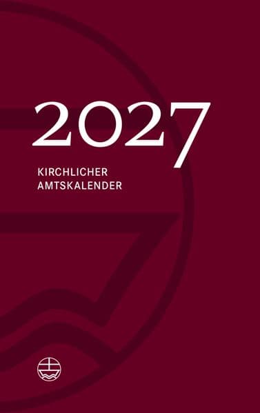 Kirchlicher Amtskalender 2027 - rot