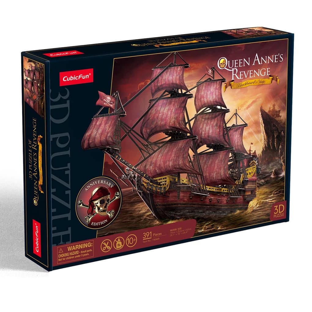 CubicFun - 3D Puzzle Queen Annes Revenge, 391 Teile