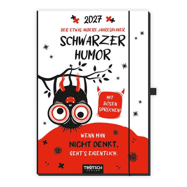TRÖTSCH - Buchkalender Der etwas andere Jahresplaner Schwarzer Humor 2027
