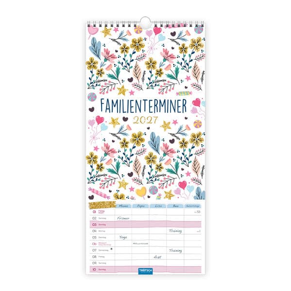 TRÖTSCH - Familienkalender Familienterminer 2027