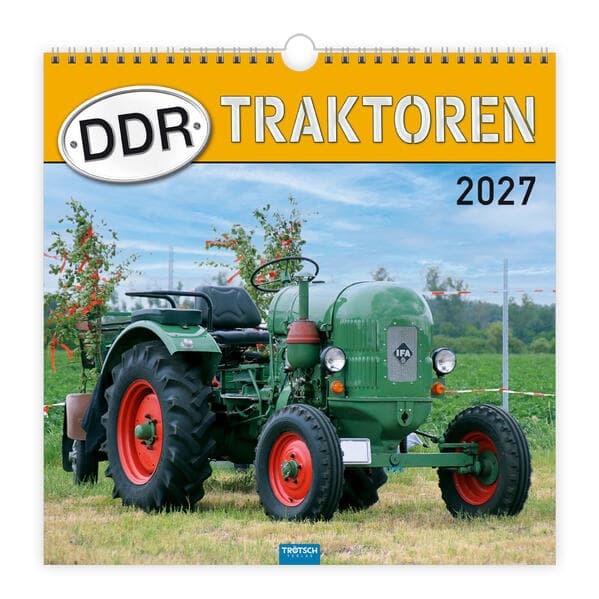 TRÖTSCH - Technikkalender DDR-Traktoren 2027