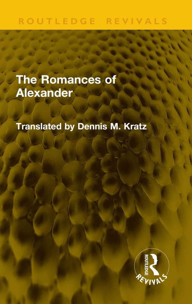 The Romances of Alexander