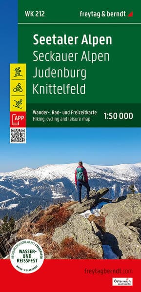 freytag & berndt Wanderkarte Seetaler Alpen - Seckauer Alpen - Judenburg - Knittelfeld 1:50.000