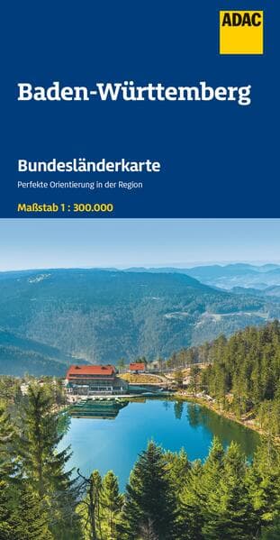 ADAC Bundesländerkarte Deutschland 11 Baden-Württemberg 1:300.000