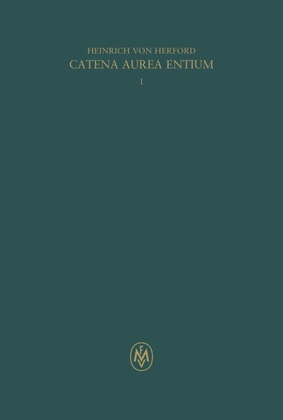 Catena aurea entium, Buch I