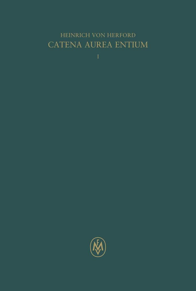 Catena aurea entium, Buch I