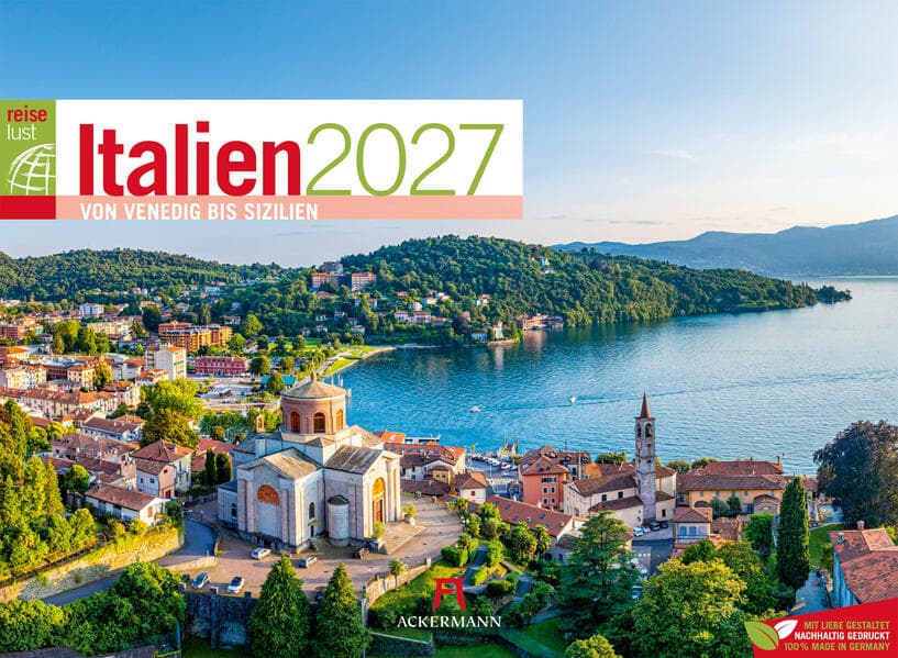 Italien ReiseLust Kalender 2027 | von Venedig bis Sizilien