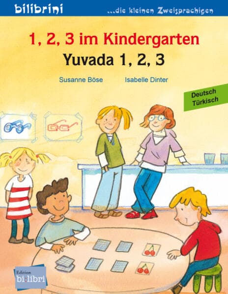 1, 2, 3 im Kindergarten (Deutsch-Türkisch)