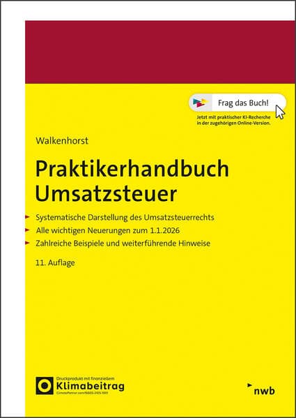 Praktikerhandbuch Umsatzsteuer