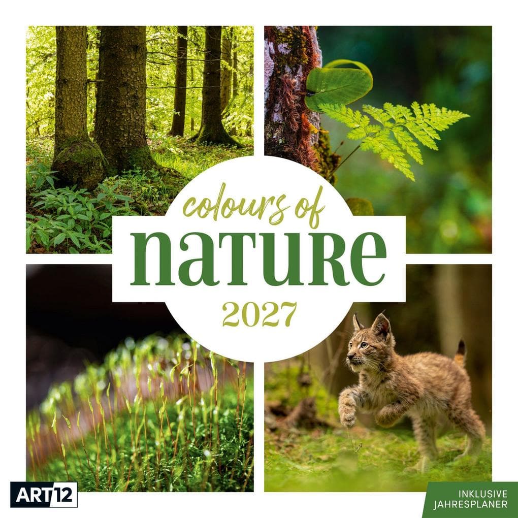 Colours of Nature Kalender 2027 - 30x30 - Art12
