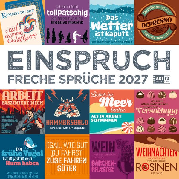 Einspruch Kalender 2027 - 30x30 - Art12