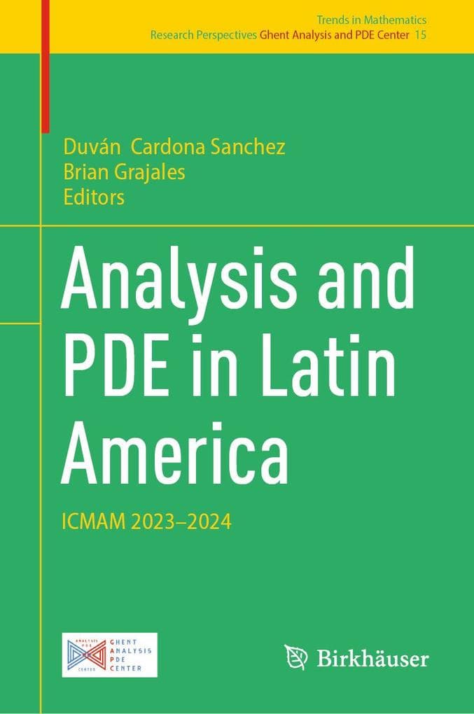 Analysis and PDE in Latin America