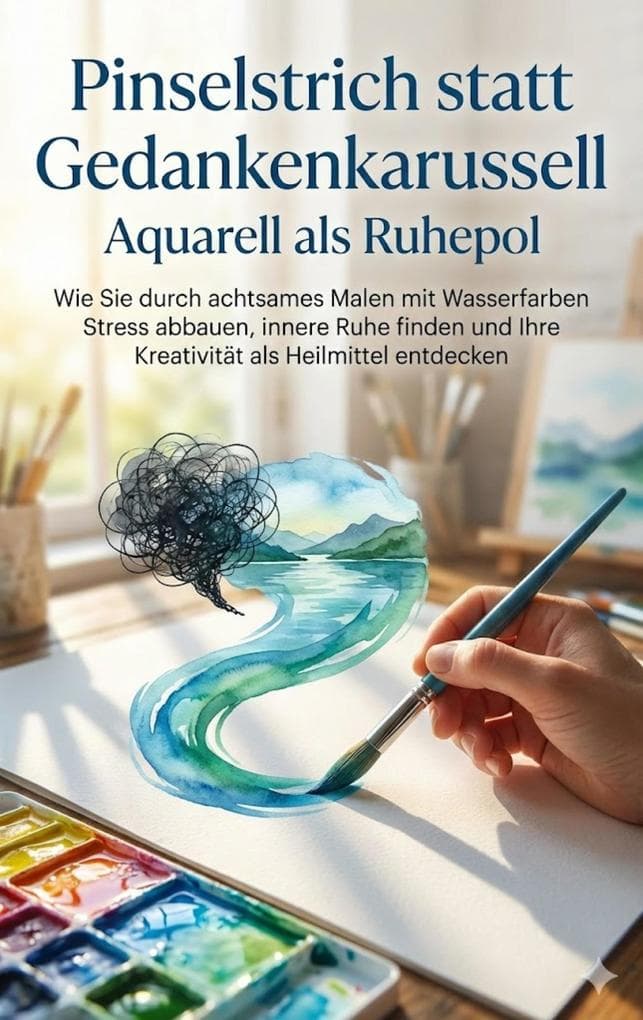 Pinselstrich statt Gedankenkarussell: Aquarell als Ruhepol