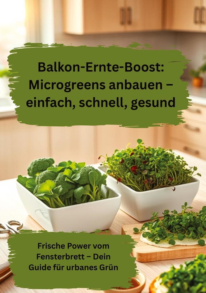 Balkon-Ernte-Boost: Microgreens anbauen - einfach, schnell, gesund