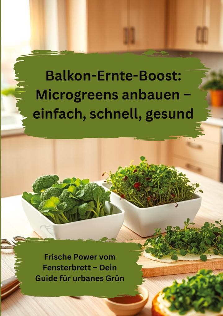 Balkon-Ernte-Boost: Microgreens anbauen - einfach, schnell, gesund