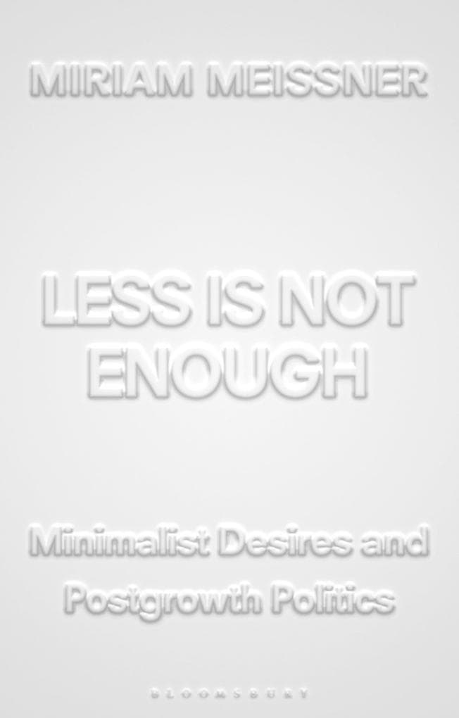 Less Is Not Enough