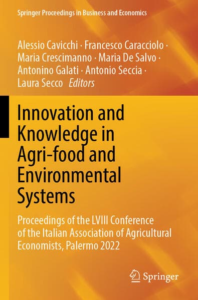 Innovation and Knowledge in Agri-food and Environmental Systems