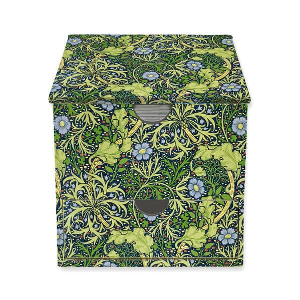Memo Cube: William Morris, Meeresalgen Tapetendesign