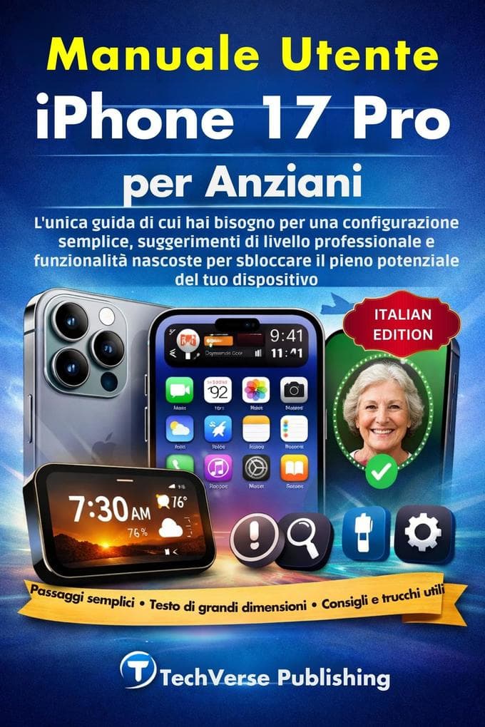 Manuale utente iPhone 17 Pro per anziani