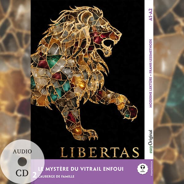 Le Mystère du Vitrail Enfoui - Französische Krimi-Lektüre A1-A2 (+ Audio-CD), m. 1 Audio, m. 1 Audio, m. 1 Audio-CD