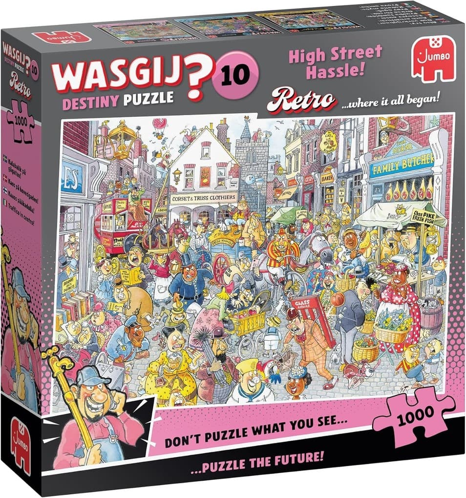 Wasgij Retro Destiny 10 - Ärger auf der Hauptstraße - Puzzle 1000 Teile