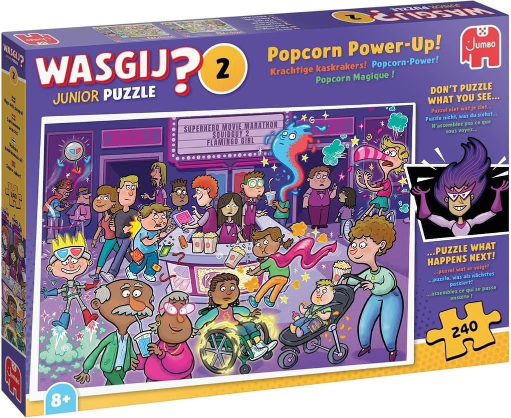 Wasgij Junior 2 - Popcorn-Power! (Puzzle 240 Teile)