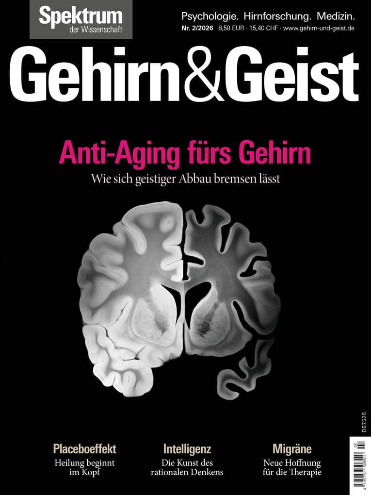 Gehirn&Geist 2/2026 Anti-Aging fürs Gehirn