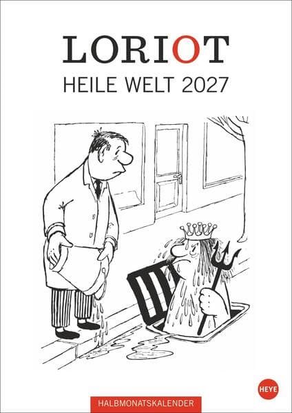 Loriot Heile Welt Halbmonatskalender 2027