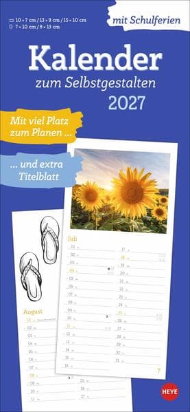 Kalender zum Selbstgestalten 2027