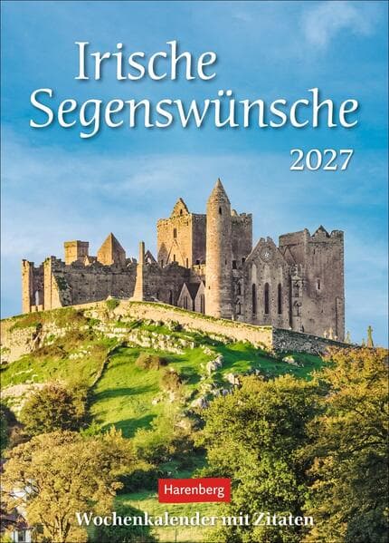 Irische Segenswünsche Wochenkalender 2027 - mit Zitaten