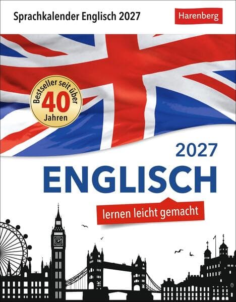 Englisch Sprachkalender 2027 - Englisch lernen leicht gemacht - Tagesabreißkalender
