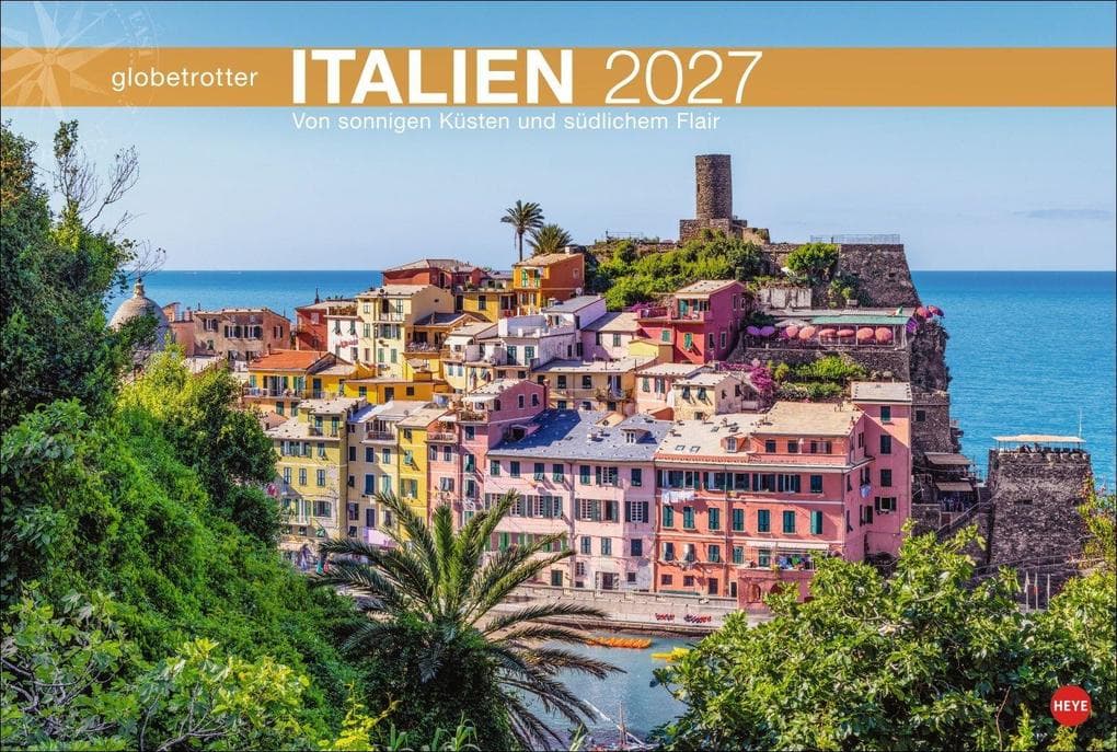 Italien Globetrotter Kalender 2027 - Von sonnigen Küsten und südlichem Flair