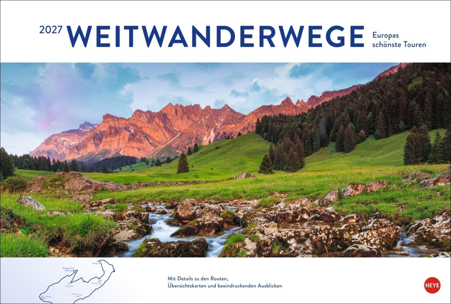 Weitwanderwege Edition Kalender 2027