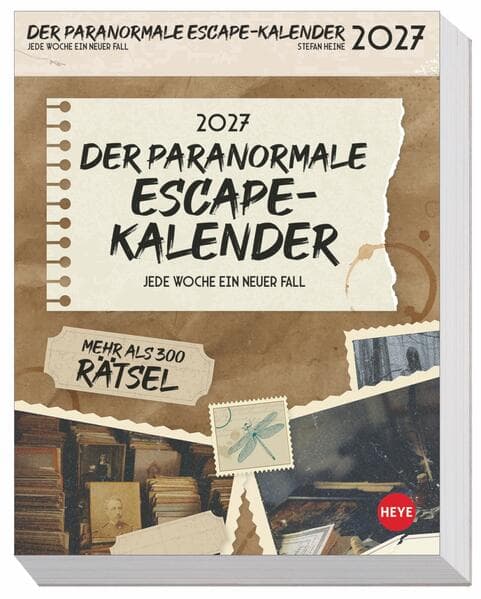 Stefan Heine Der paranormale Escape-Kalender 2027