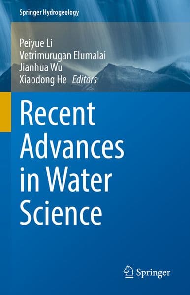 Recent Advances in Water Science
